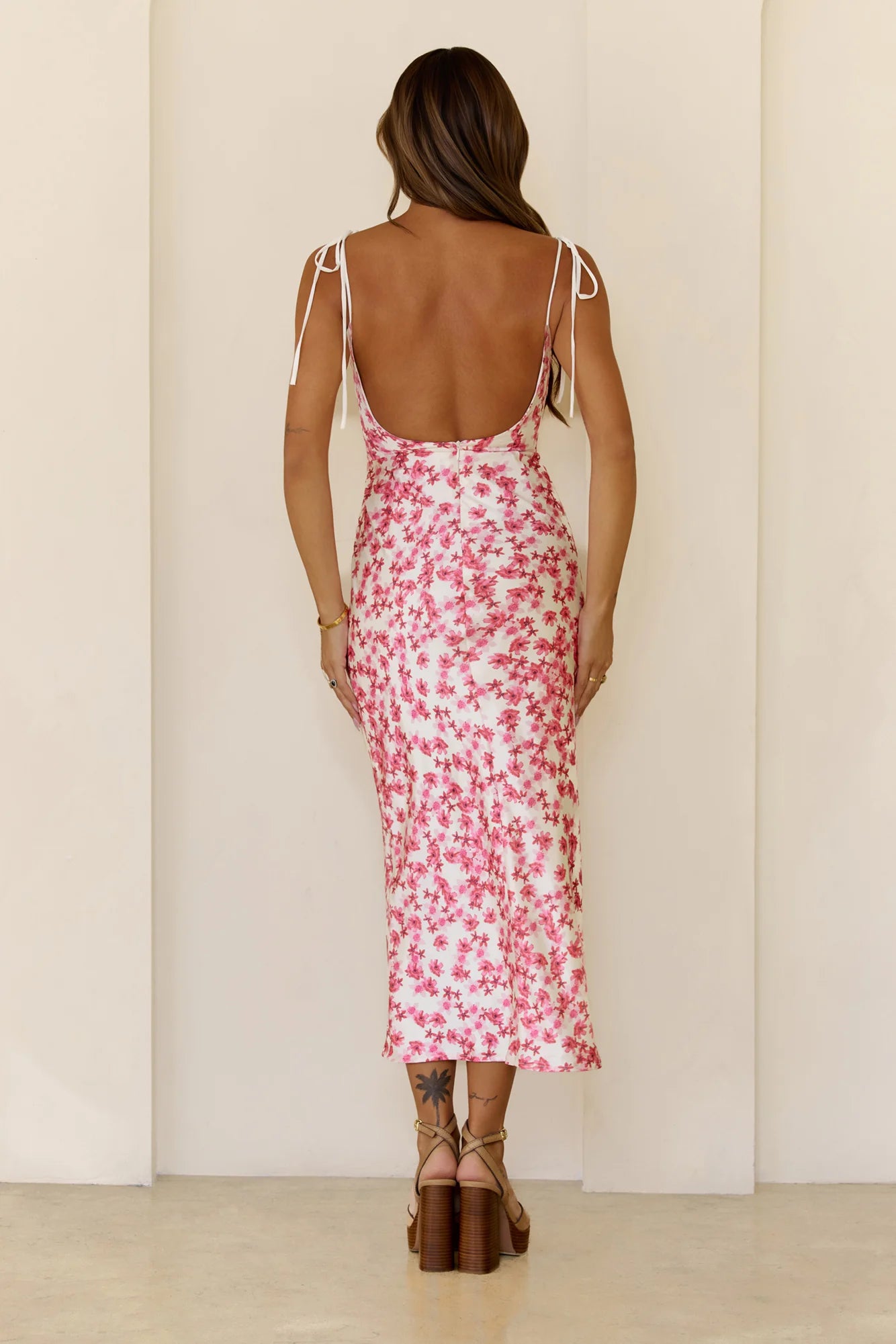 Blossoming Days Maxi Dress Pink - Image 3