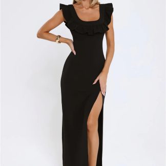 The Dress Up Club Maxi Dress Black