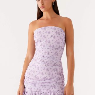 Ember Mini Dress - Lavender Meadow