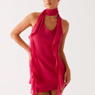 Tanner Mini Dress - Fuchsia