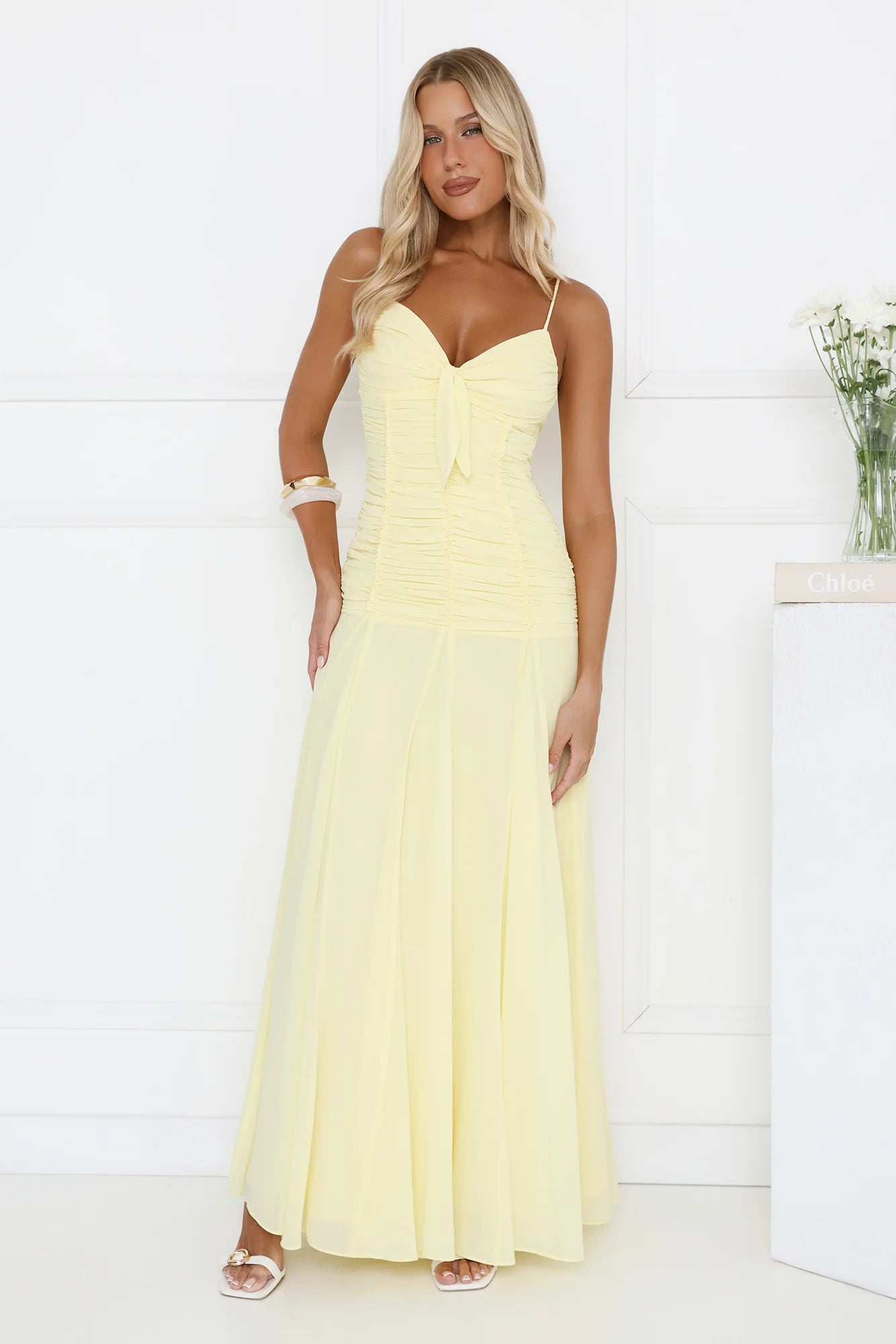 Lemonade Sunshine Maxi Dress Yellow - Image 2